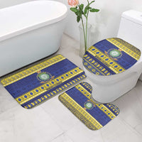 Niue Christmas Bathroom Set Monuina e Kilisimasi Hiapo Motifs - Polynesian Pride