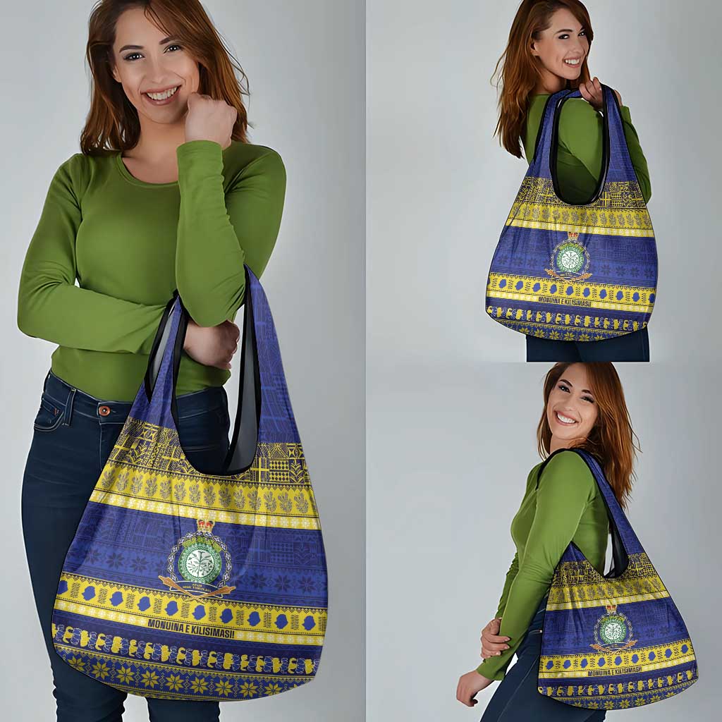 Niue Christmas Grocery Bag Monuina e Kilisimasi Hiapo Motifs - Polynesian Pride