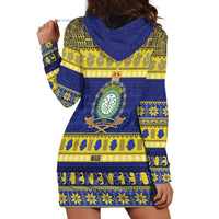 Niue Christmas Hoodie Dress Monuina e Kilisimasi Hiapo Motifs LT14 - Polynesian Pride