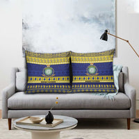 Niue Christmas Pillow Cover Monuina e Kilisimasi Hiapo Motifs - Polynesian Pride