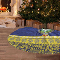 Niue Christmas Tree Skirt Monuina e Kilisimasi Hiapo Motifs - Polynesian Pride
