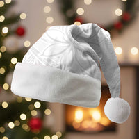 Tapu Fanau Ia Niue Christmas Santa Hat Happy White Sunday Unique Hiapo - Polynesian Pride