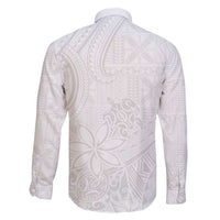 Tapu Fanau Ia Niue Family Matching Off Shoulder Maxi Dress and Hawaiian Shirt Happy White Sunday Unique Hiapo - Polynesian Pride