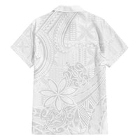 Tapu Fanau Ia Niue Family Matching Tank Maxi Dress and Hawaiian Shirt Happy White Sunday Unique Hiapo LT14 - Polynesian Pride