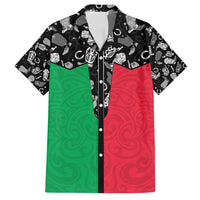 Vanuatu Cowboy Family Matching Off Shoulder Maxi Dress and Hawaiian Shirt Cowboy Symbols Split Stylized - Polynesian Pride