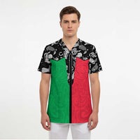 Vanuatu Cowboy Scrub Top Cowboy Symbols Split Stylized LT14 - Polynesian Pride
