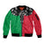 Vanuatu Cowboy Sleeve Zip Bomber Jacket Cowboy Symbols Split Stylized - Polynesian Pride