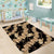 Vanuatu Cowboy Area Rug Seamless Straw Hats Hibiscus - Polynesian Pride