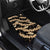 Vanuatu Cowboy Car Mats Seamless Straw Hats Hibiscus - Polynesian Pride