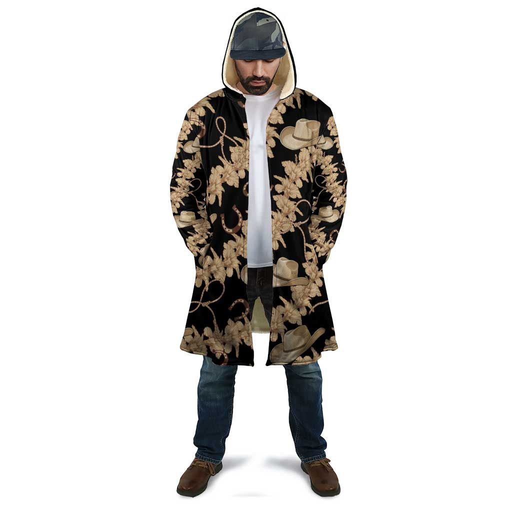 Vanuatu Cowboy Cloak Seamless Straw Hats Hibiscus - Polynesian Pride