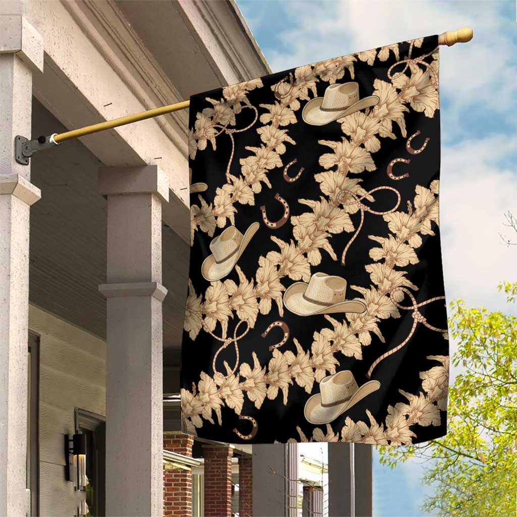 Vanuatu Cowboy Garden Flag Seamless Straw Hats Hibiscus - Polynesian Pride