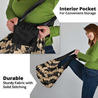 Vanuatu Cowboy Grocery Bag Seamless Straw Hats Hibiscus - Polynesian Pride