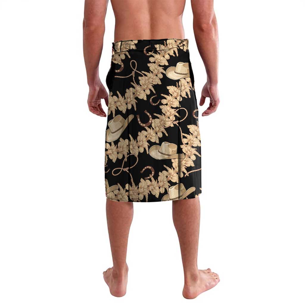 Vanuatu Cowboy Lavalava Seamless Straw Hats Hibiscus - Polynesian Pride