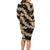Vanuatu Cowboy Long Sleeve Bodycon Dress Seamless Straw Hats Hibiscus - Polynesian Pride