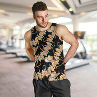 Vanuatu Cowboy Men Tank Top Seamless Straw Hats Hibiscus - Polynesian Pride