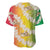 Vanuatu Cowboy Baseball Jersey Straw Hats Hibiscus With Sand Drawing - Polynesian Pride