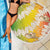Vanuatu Cowboy Beach Blanket Straw Hats Hibiscus With Sand Drawing - Polynesian Pride