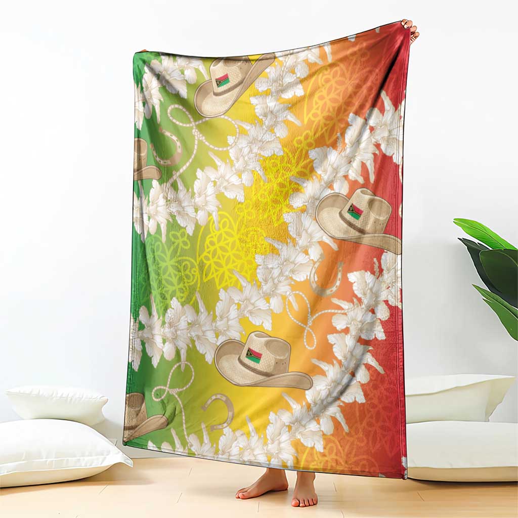 Vanuatu Cowboy Blanket Straw Hats Hibiscus With Sand Drawing LT14 - Polynesian Pride