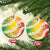 Vanuatu Cowboy Ceramic Ornament Straw Hats Hibiscus With Sand Drawing - Polynesian Pride