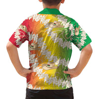 Vanuatu Cowboy Family Matching Long Sleeve Bodycon Dress and Hawaiian Shirt Straw Hats Hibiscus With Sand Drawing - Polynesian Pride