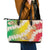 Vanuatu Cowboy Leather Tote Bag Straw Hats Hibiscus With Sand Drawing - Polynesian Pride