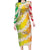 Vanuatu Cowboy Long Sleeve Bodycon Dress Straw Hats Hibiscus With Sand Drawing - Polynesian Pride