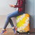 Vanuatu Cowboy Luggage Cover Straw Hats Hibiscus With Sand Drawing - Polynesian Pride