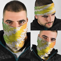 Vanuatu Cowboy Neck Gaiter Straw Hats Hibiscus With Sand Drawing LT14 - Polynesian Pride