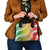 Vanuatu Cowboy Shoulder Handbag Straw Hats Hibiscus With Sand Drawing - Polynesian Pride