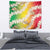 Vanuatu Cowboy Tapestry Straw Hats Hibiscus With Sand Drawing - Polynesian Pride