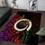 Vanuatu Boar Cowboy Area Rug Tusk Gradient Polynesian Pattern - Polynesian Pride