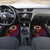 Vanuatu Boar Cowboy Car Mats Tusk Gradient Polynesian Pattern - Polynesian Pride