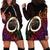 Vanuatu Boar Cowboy Hoodie Dress Tusk Gradient Polynesian Pattern - Polynesian Pride