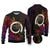 Vanuatu Boar Cowboy Ugly Christmas Sweater Tusk Gradient Polynesian Pattern - Polynesian Pride