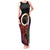Vanuatu Boar Cowboy Tank Maxi Dress Tusk Gradient Polynesian Pattern - Polynesian Pride