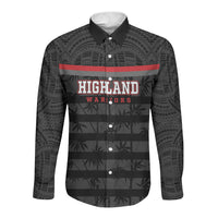 Fiji Naitasiri Rugby Custom Long Sleeve Button Shirt Go Highland Warriors