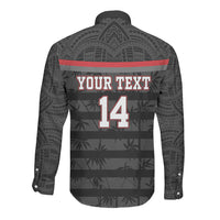 Fiji Naitasiri Rugby Custom Long Sleeve Button Shirt Go Highland Warriors