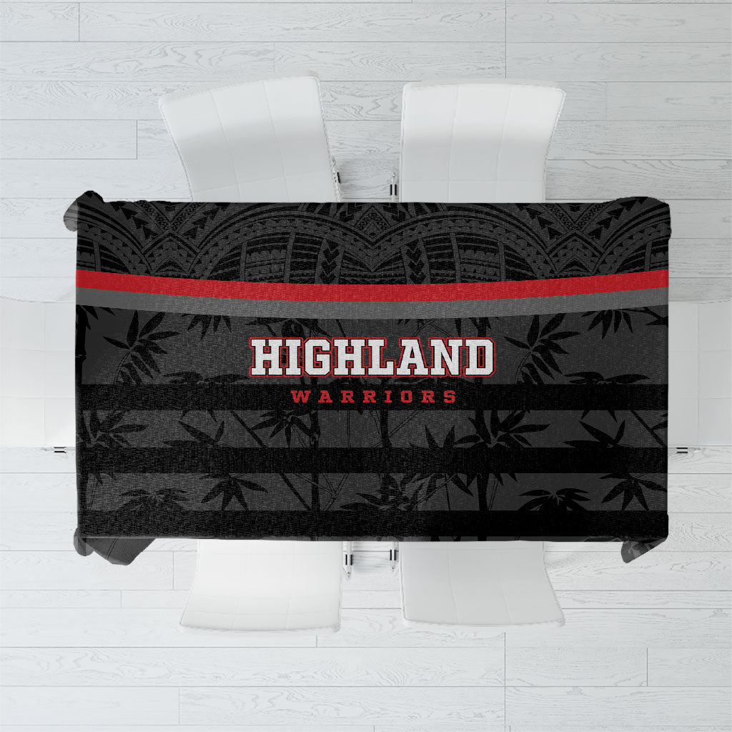 Fiji Naitasiri Rugby Tablecloth Go Highland Warriors