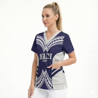 Fiji Nadi Rugby Custom Scrub Top Kikau O Nadi Ko