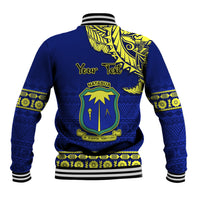 Personalised Fiji Natabua High School Baseball Jacket Fijian Tapa Pattern LT14 - Polynesian Pride