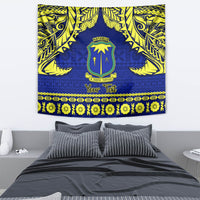 Personalised Fiji Natabua High School Tapestry Fijian Tapa Pattern LT14 - Polynesian Pride