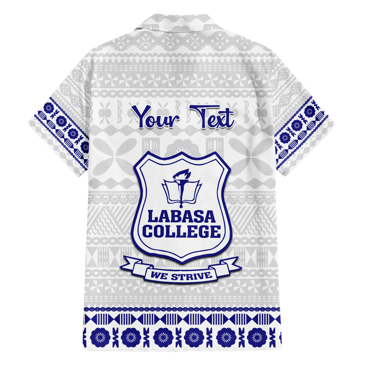 Personalised Fiji Labasa College Hawaiian Shirt Fijian Tapa Pattern LT14 - Polynesian Pride