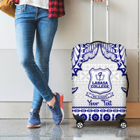 Personalised Fiji Labasa College Luggage Cover Fijian Tapa Pattern LT14 - Polynesian Pride