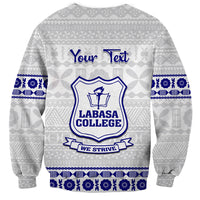Personalised Fiji Labasa College Sweatshirt Fijian Tapa Pattern LT14 - Polynesian Pride