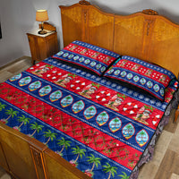 Guam Christmas Quilt Bed Set Felis Pasgua LT14 - Polynesian Pride