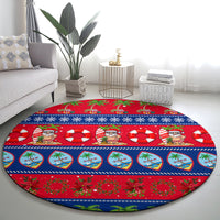 Guam Christmas Round Carpet Felis Pasgua LT14 - Polynesian Pride