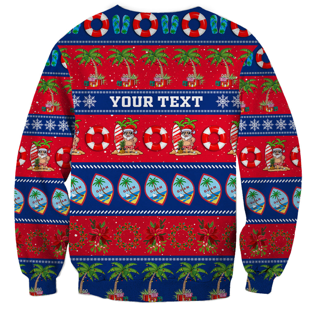 Personalised Guam Christmas Sweatshirt Felis Pasgua LT14 - Polynesian Pride