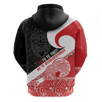 Toitu Te Tiriti Me Te Whakaputanga Hoodie Maori Wahaika With Haka Face