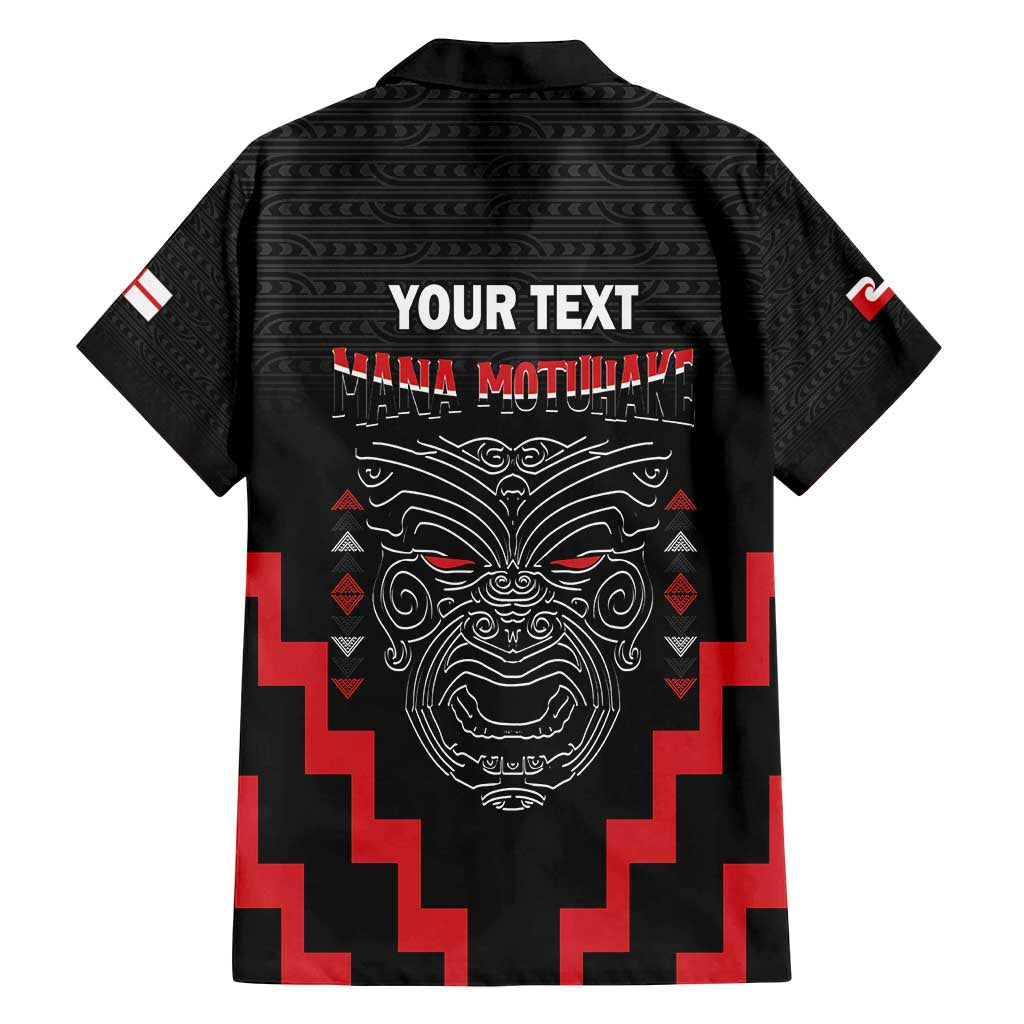 Personalised Toitu Te Tiriti Mana Maori Motuhake Family Matching Summer Maxi Dress and Hawaiian Shirt Aotearoa Haka Face Mix Poutama Art LT14 - Polynesian Pride