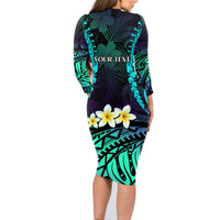 Personalised Pasifika Festival Auckland Family Matching Long Sleeve Bodycon Dress and Hawaiian Shirt 2024 Pacific Islands Polynesian Pattern LT14 - Polynesian Pride